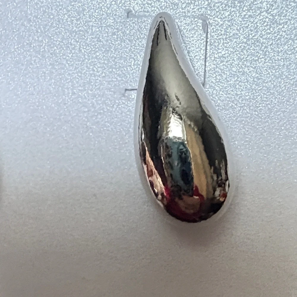 BaubleBar SILVER Teardrop Earrings
